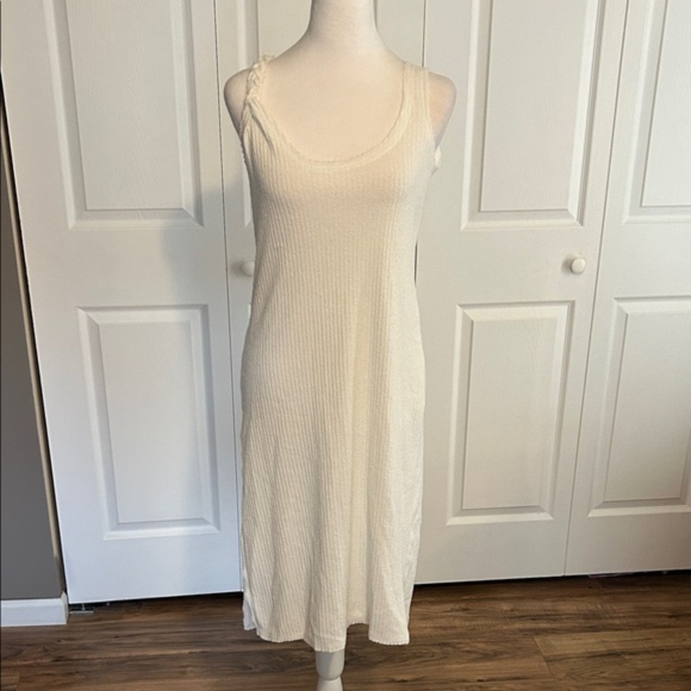 Zara - Ivory Midi Dress - Size S